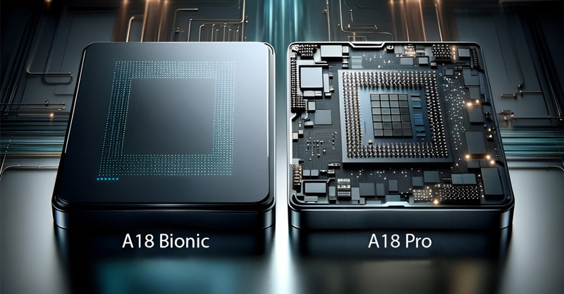 chip a18 bionic và chip a18 pro